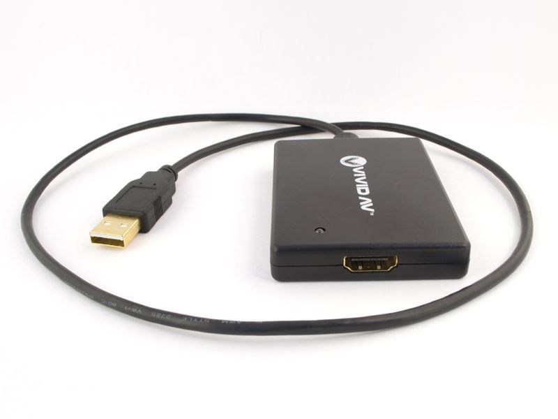Vivid AV USB to HDMI Adapter with Audio at Cables N More