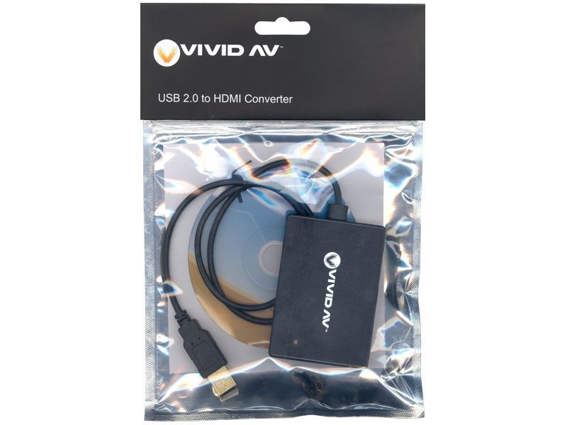 USB To HDMI Converter w/Audio