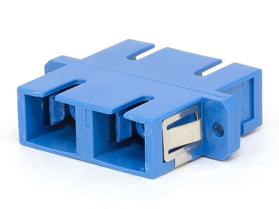 Picture of SC Singlemode Duplex Fiber Adapter - PC (Physical Contact)