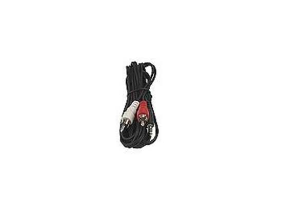 Picture of 2x RCA Male to 1x 3.5 mm Male - 6 ft, Y Cable