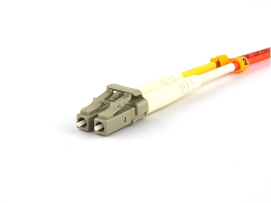 Picture of 1 m Multimode Duplex Fiber Optic Patch Cable (62.5/125) - LC to LC