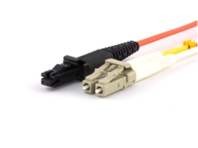 Picture of 1 m Multimode Duplex Fiber Optic Patch Cable (62.5/125) - LC to MTRJ