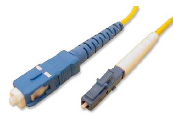 Picture of 1 m Singlemode Simplex Fiber Optic Patch Cable (9/125) - LC to SC