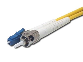 Picture of 1 m Singlemode Simplex Fiber Optic Patch Cable (9/125) - LC to ST