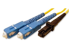Picture of 1 m Singlemode Duplex Fiber Optic Patch Cable (9/125) - SC to MTRJ