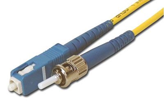 Picture of 3 m Singlemode Simplex Fiber Optic Patch Cable (9/125) - SC to ST