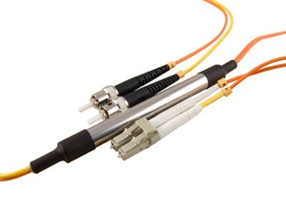 Picture of 1 m Mode Conditioning Duplex Fiber Optic Patch Cable (62.5/125) - LC (equip.) to ST