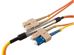 Picture of 3 m Mode Conditioning Duplex Fiber Optic Patch Cable (50/125) - SC (equip.) to SC
