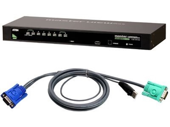 Picture of 8-Port USB-PS2 combo KVM w/8 USB cables