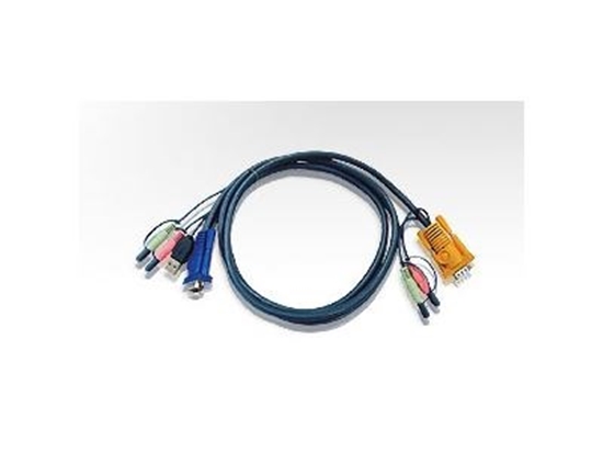 Picture of 3 ft. USB KVM Cable with Audio/Mic