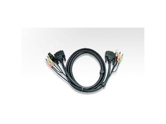 Picture of 6 ft. DVI-USB KVM Cable w/ Audio & Mic