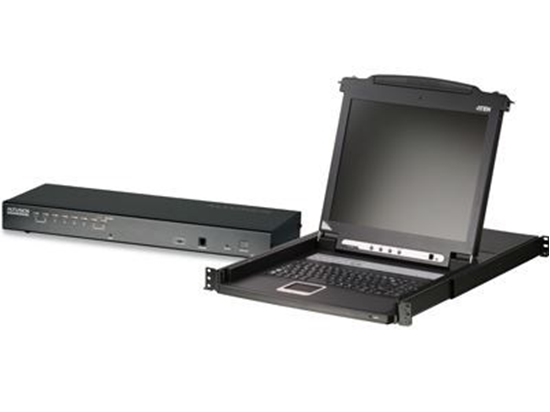 Picture of 17" LCD Integrated Console and 8-port Cat5 IP KVM Bundle