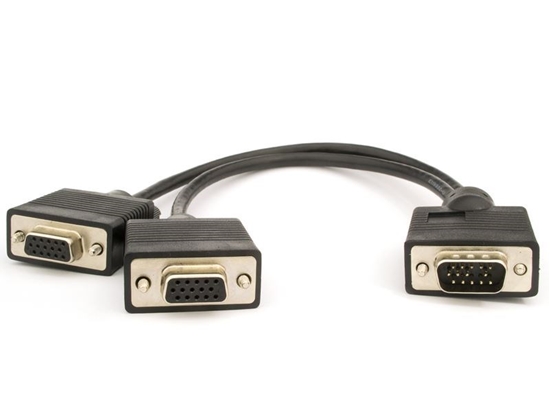 Picture of 1 ft SVGA Monitor "Y" Cable - Triple Shielded