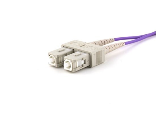 Picture of 2 m Multimode Duplex OM4 Fiber Optic Patch Cable (50/125) - SC to SC