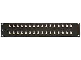 Picture of 32 Port Fully Loaded F-Type Coaxial Patch Panel - 2U