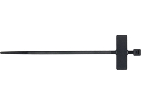Picture of 8 Inch Black Identification Cable Tie - 100 Pack
