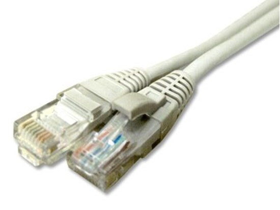 Picture of Gray Booted CAT6 Patch Cable - 1 ft