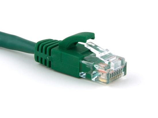 Picture of Green Booted CAT5e Patch Cable - 5 ft