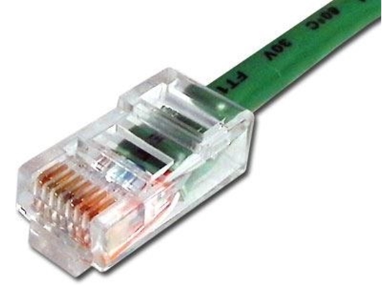 Picture of Green Assembled CAT6 Network Patch Cable - 1 ft