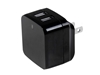 Picture of Dual-Port USB Wall Charger - International Travel - 17W/3.4A - Black