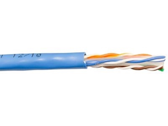 Picture of CAT6 Bulk Network Cable - Solid, Riser, Blue, 1000 FT