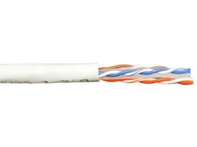 Picture of CAT6 Bulk Network Cable - Solid, Plenum, White, 1000 FT