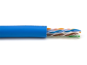 Picture of CAT6A Bulk Network Cable - Solid, Riser, Blue, 1000 FT
