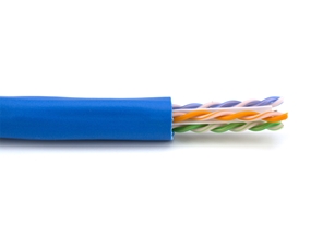Picture of CAT6A Bulk Network Cable - Solid, Plenum, Blue, 1000 FT