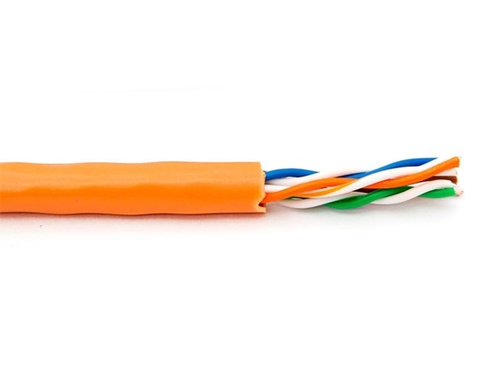 Picture of Networx CAT5e Bulk Network Cable - Stranded, Riser, Orange, 1000 FT