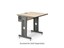 Picture of 36" W x 30" D Training Table - Hard Rock Maple
