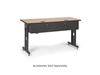 Picture of 60" W x 24" D Training Table - Caramel Apple
