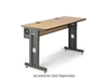 Picture of 60" W x 24" D Training Table - Caramel Apple