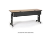 Picture of 72" W x 24" D Training Table - Caramel Apple