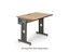 Picture of 48" W x 30" D Training Table - Caramel Apple