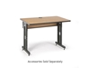 Picture of 48" W x 30" D Training Table - Caramel Apple