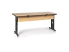 Picture of 72" W x 30" D Training Table - Caramel Apple