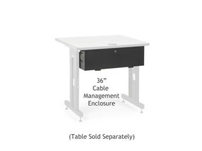 Picture of 36" Training Table Cable Management Enclosure