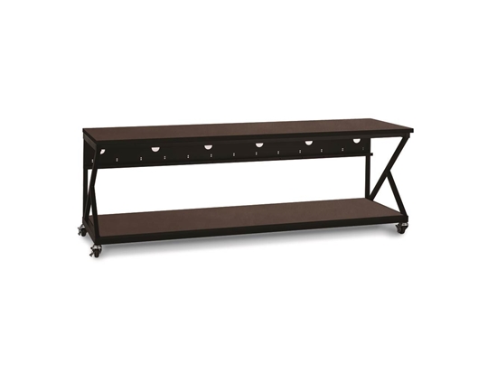 Picture of 96" Performance 300 Series® LAN Station - African Mahogany