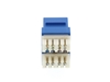Picture of Blue, 180 Degree, 110 UTP, Qty 50 - CAT6 Keystone Jack Speed Termination