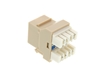 Picture of Ivory, 180 Degree, 110 UTP, Qty 50 - CAT6 Keystone Jack Speed Termination