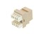 Picture of Ivory, 180 Degree, 110 UTP, Qty 50 - CAT6 Keystone Jack Speed Termination