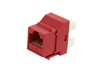 Picture of Red, 180 Degree, 110 UTP, Qty 50 - CAT6 Keystone Jack Speed Termination