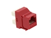Picture of Red, 180 Degree, 110 UTP, Qty 50 - CAT6 Keystone Jack Speed Termination