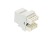 Picture of White, 180 Degree, 110 UTP, Qty 50 - CAT6 Keystone Jack Speed Termination