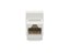 Picture of White, 180 Degree, 110 UTP, Qty 50 - CAT6 Keystone Jack Speed Termination