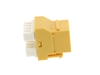 Picture of Yellow, 180 Degree, 110 UTP, Qty 50 - CAT6 Keystone Jack Speed Termination
