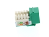 Picture of Green, 90 Degree, 110 UTP, Qty 50 - CAT6 Keystone Jack Speed Termination