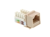 Picture of Ivory, 90 Degree, 110 UTP, Qty 50 - CAT6 Keystone Jack Speed Termination