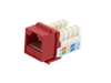 Picture of Red, 90 Degree, 110 UTP, Qty 50 - CAT6 Keystone Jack Speed Termination