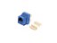 Picture of Blue, 180 Degree, 110 UTP, Qty 50 - CAT6 Keystone Jack Speed Termination